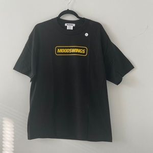 Men’s Moodswings Testing Black & Yellow T-Shirt Size Large